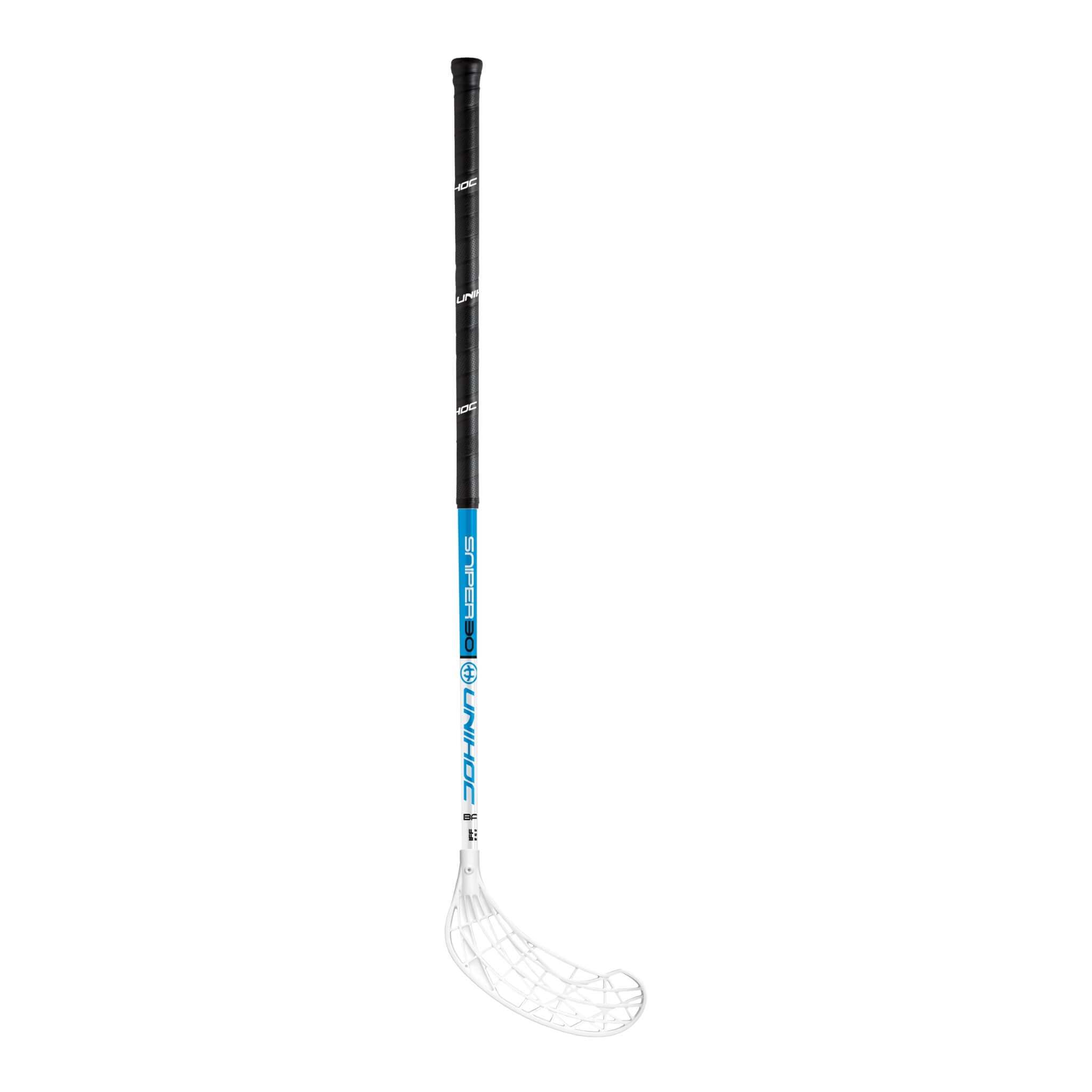 Unihoc Innebandyklubba SNIPER 30 White/Blue-Innebandy24