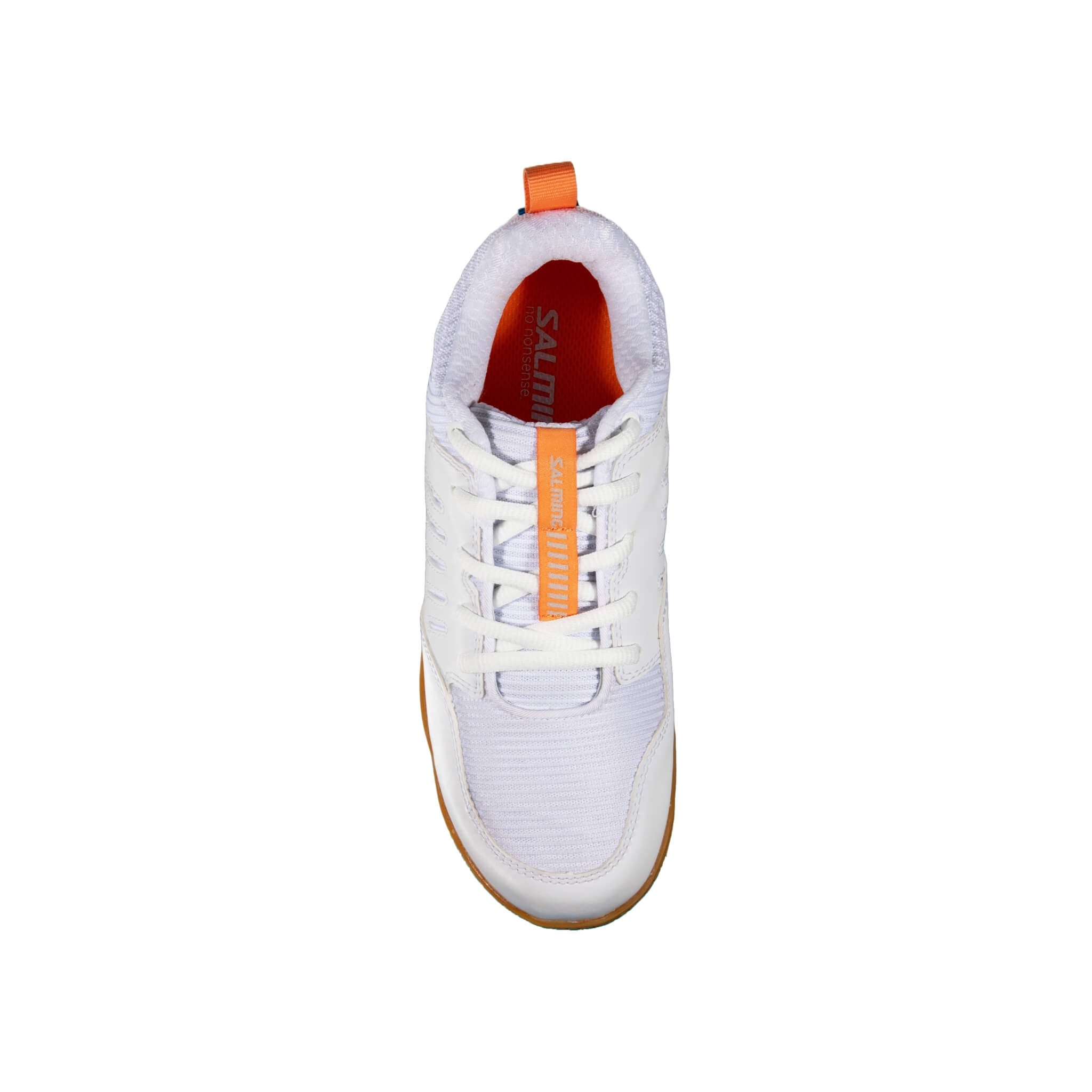 Salming Innebandyskor Rival 2 JR White/Nectarine-Innebandy24