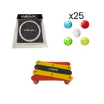 Träningspaket: Ultimate Shooting Targets - Skiller PRO - Crater MIX 25-pack-Innebandy24