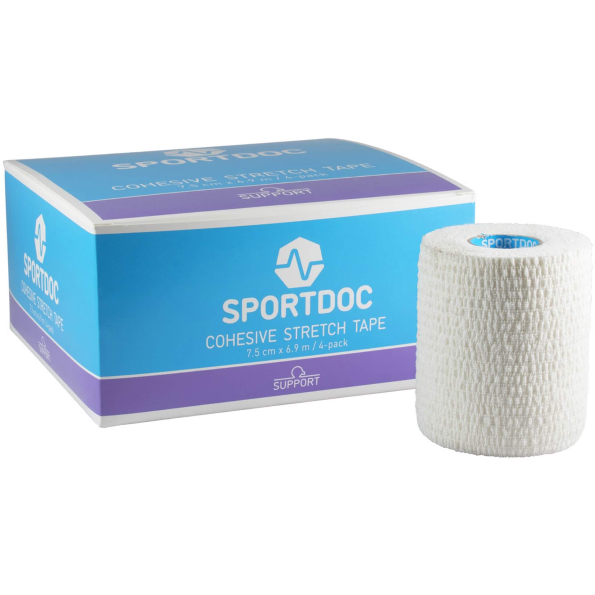 SportDoc Självhäftande Elastisk Tejp (7,5 cm x 6,9 m)-Innebandy24