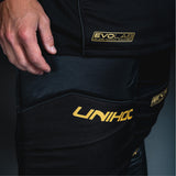 Unihoc Målvaktsbyxa ALPHA Evolab Black/Gold-Innebandy24