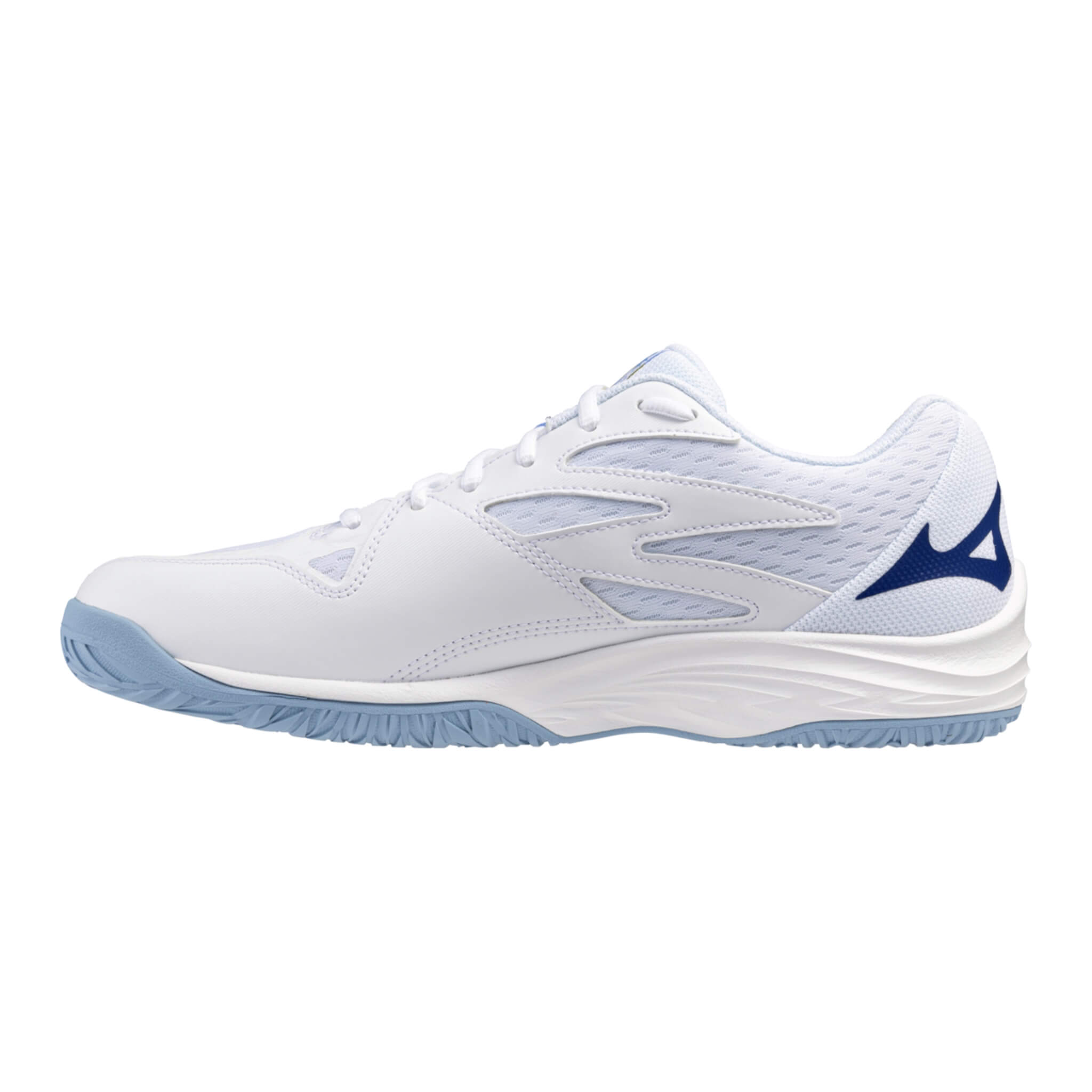 Mizuno Innebandyskor Thunder Blade Z White/Bellwether Blue/Bel Air Blue-Innebandy24