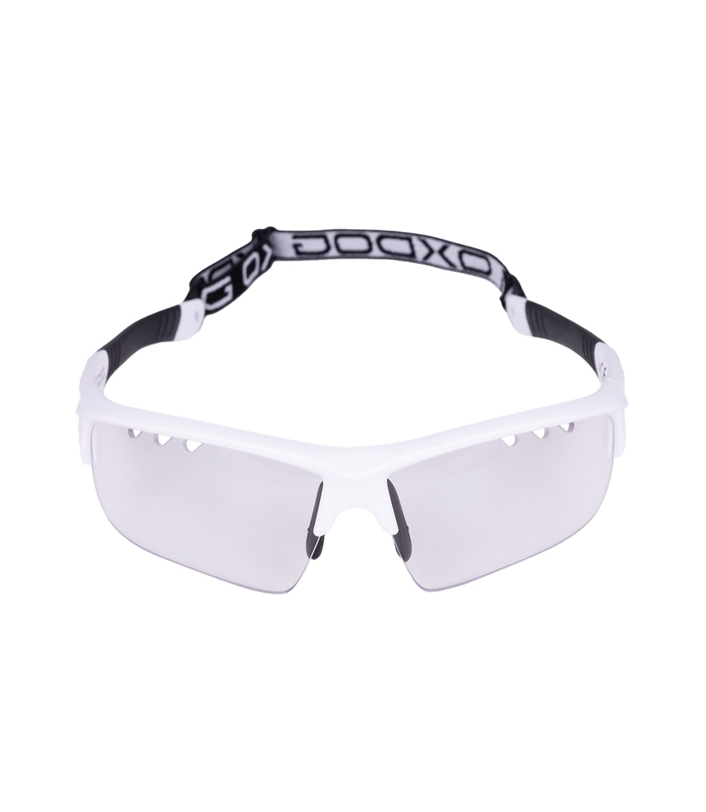 Oxdog Innebandyglasögon Spectrum JR/SR Flexfit White-Innebandy24