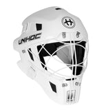 Unihoc Goalie Helmet INFERNO 66 (cat-eye cage) White