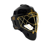 Unihoc Målvaktshjälm ALPHA PRIME Evolab Black/Gold