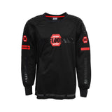 Zone Goalkeeper Kit SR: Jersey, Pants, and Helmet PRO Black/Red