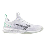 Mizuno Floorball Shoes WAVE Luminous 3 White/Black/Frozen Emerald