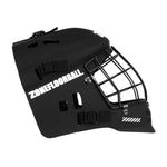 Zone Målvaktshjälm UPGRADE JR Black/Silver-Innebandy24