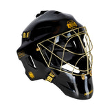 Zone Goalie Helmet UPGRADE PRO Cat Eye Cage Black/Gold