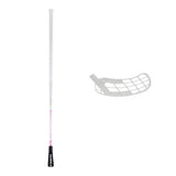 Salming Floorball Stick Q1 Q-Series Tipcurve Pro 27 White/Pink