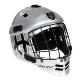 Unihoc Goalie Mask SHIELD Silver/Black
