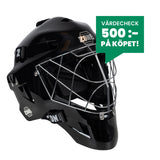 Zone Goalie Mask UPGRADE PRO (Cat-Eye-Cage) Black/Silver