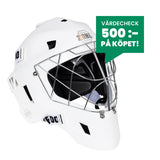 Zone Goalie Mask UPGRADE PRO (Cat-Eye-Cage) White/Silver