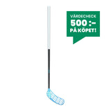 Fat Pipe Floorball Stick RAW Low Kick 29 SILK SLICKS Black/Blue