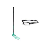 Unihoc Junior Bundle: Floorball Stick UNILITE PRODIGY 36 FL-  Protective Eyewear VICTORY JR