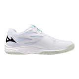 Mizuno Floorball Shoes Thunder Blade Z White/Black/Frozen Emerald