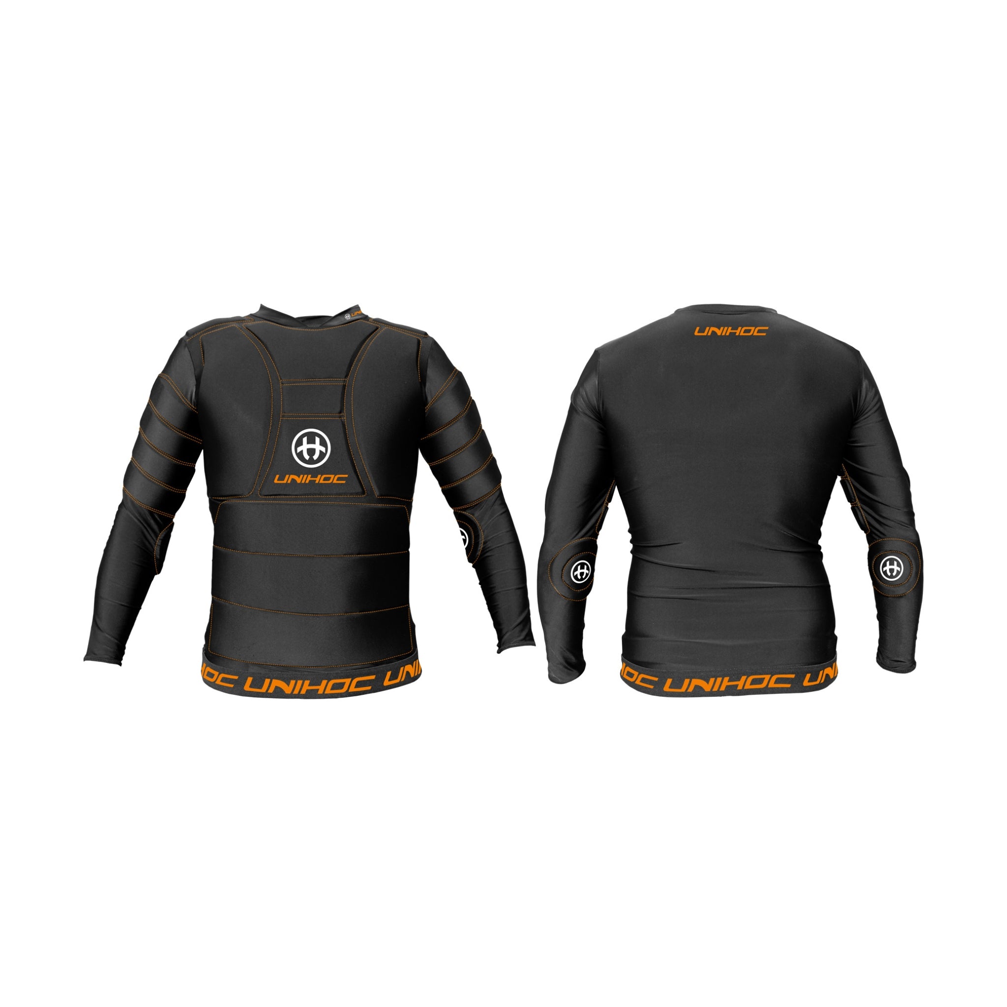 Unihoc Skyddströja FLOW SR (L/S) Black, Svart skyddströja från Unihoc