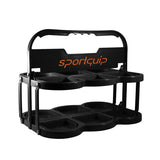 SportQuip Foldable Bottle Carrier 6 Bottles Black