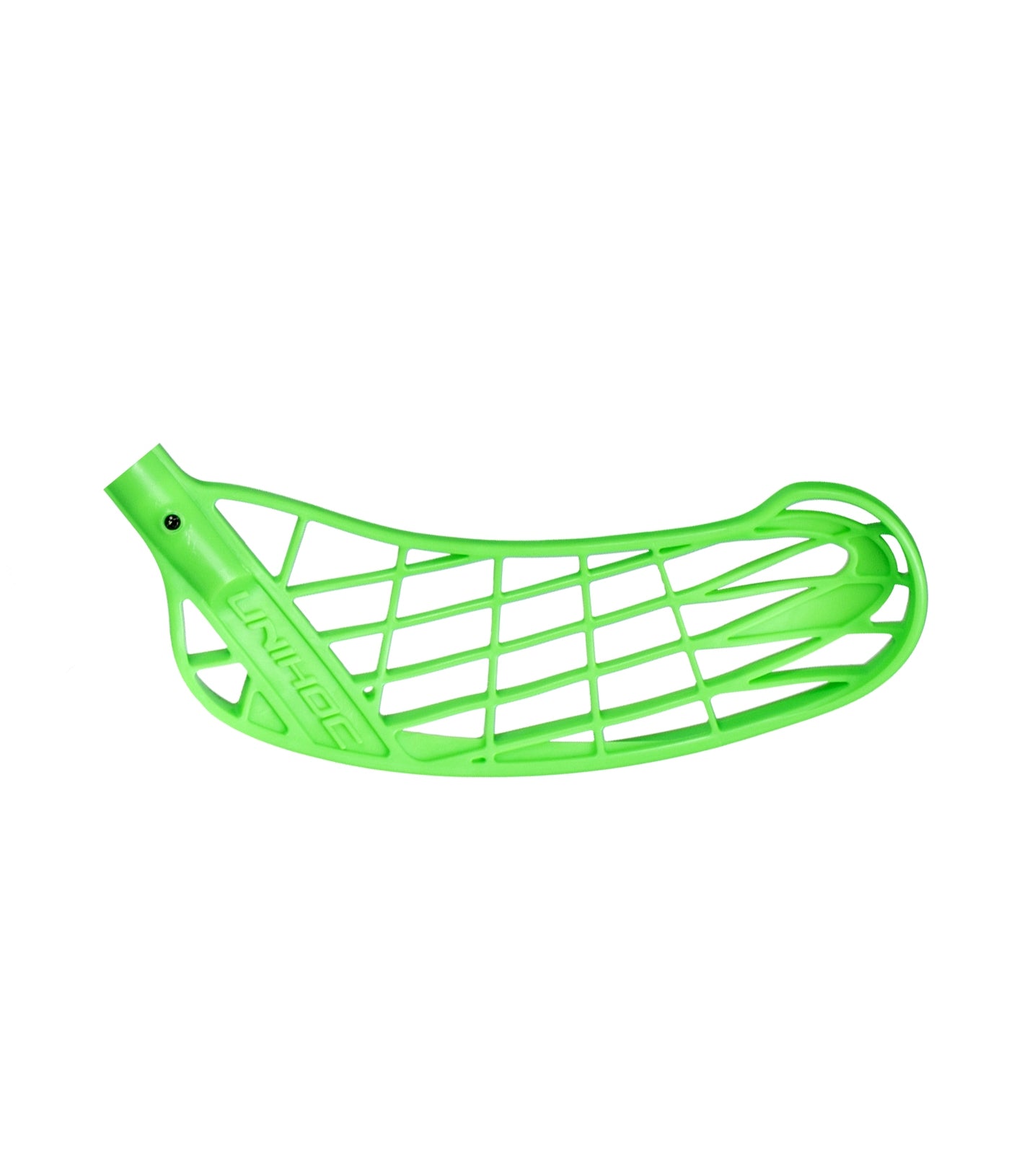 Unihoc Innebandyblad Evo3 Hook Grass Green, Grönt innebandyblad från Unihoc