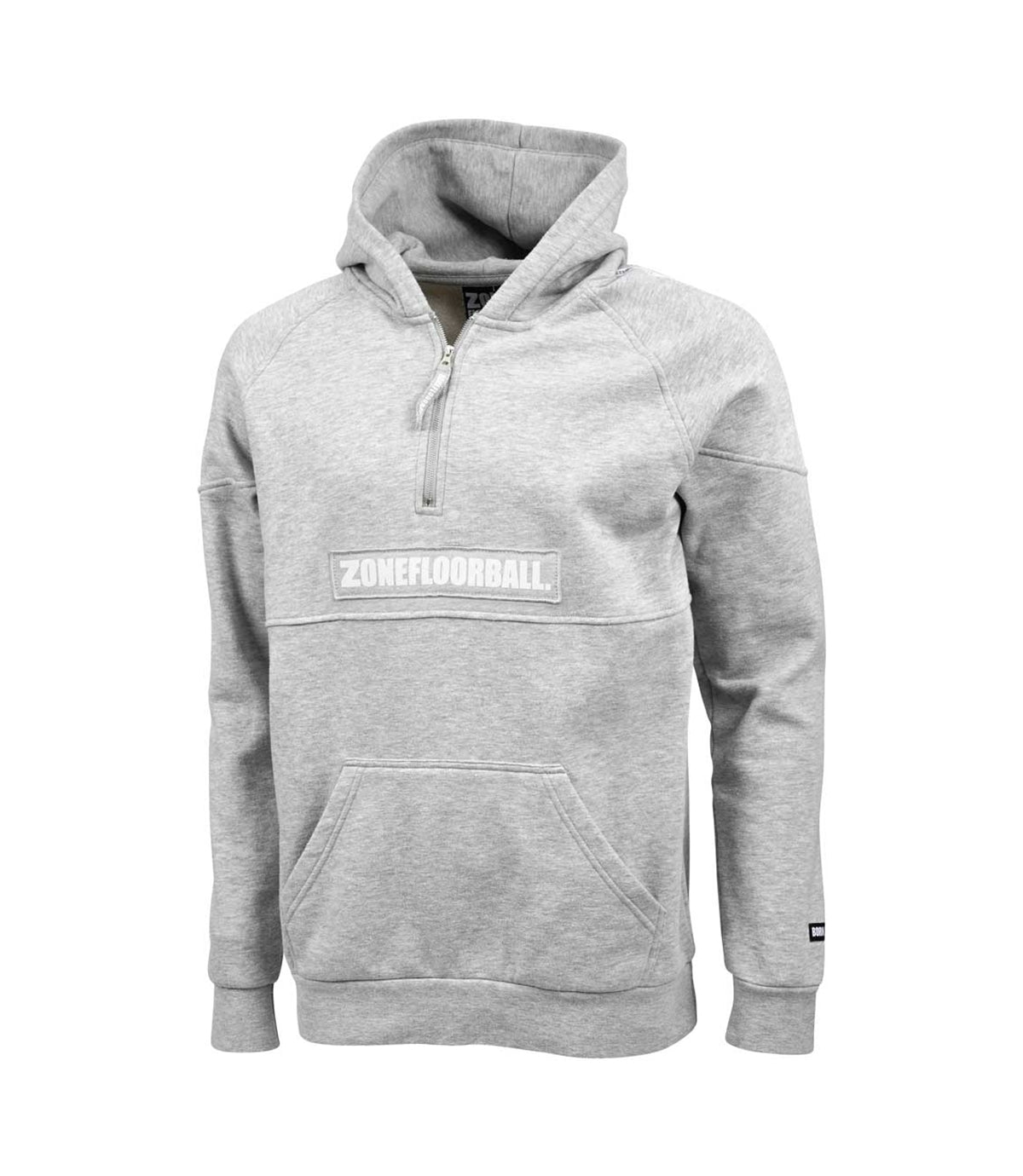 Zone Hoodie CLASSIC Cotton Grey, Grå luvtröja från Zone