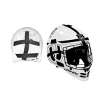 Unihoc Målvaktshjälm SHIELD White/Black, Vit/Svart målvaktshjälm från Unihoc