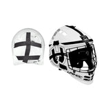 Unihoc Målvaktshjälm SHIELD White/Black, Vit/Svart målvaktshjälm från Unihoc