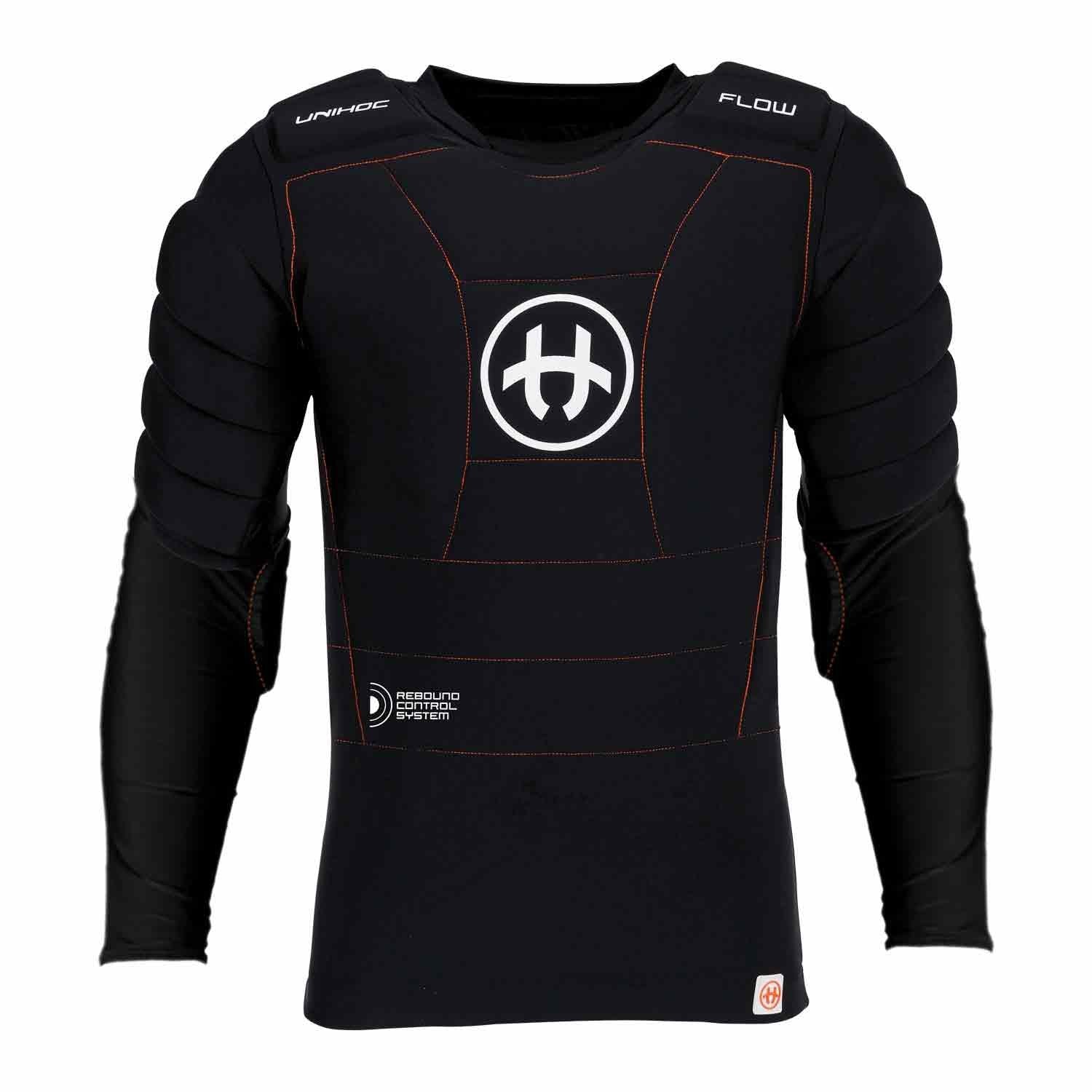 Unihoc Målvaktströja Rebound Ctrl Longsleeve Black, Svart målvaktströja från Unihoc